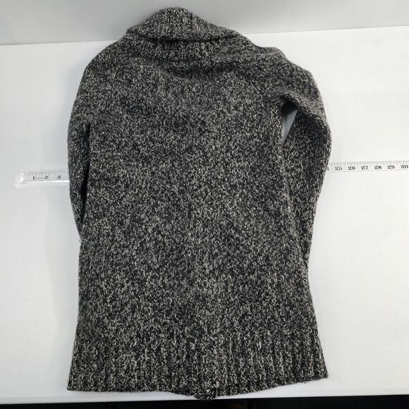J.Crew Cardigan cable knit 100% wool sweater S womens gray 6819 - Picture 3 of 9